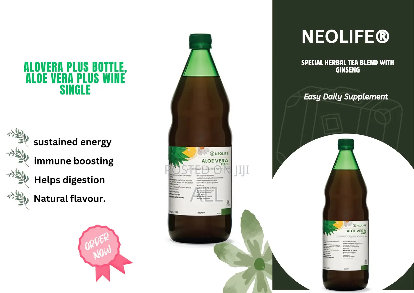 Alovera Plus Bottle, Aloe Vera Plus Wine SINGLE, Digestion Help Aids
