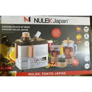Nulek 3 in 1 Blender,Juice Extractor, Grinder With Mill-800w