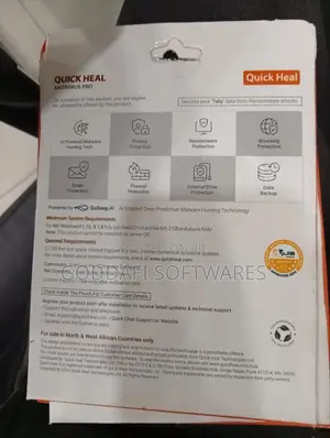 Quick Heal Antivirus Pro 1 User 1 Year License