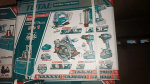 Total Tools 20V Lithium-Ion 5-in-1 Brushless Cordless Combo Kit.