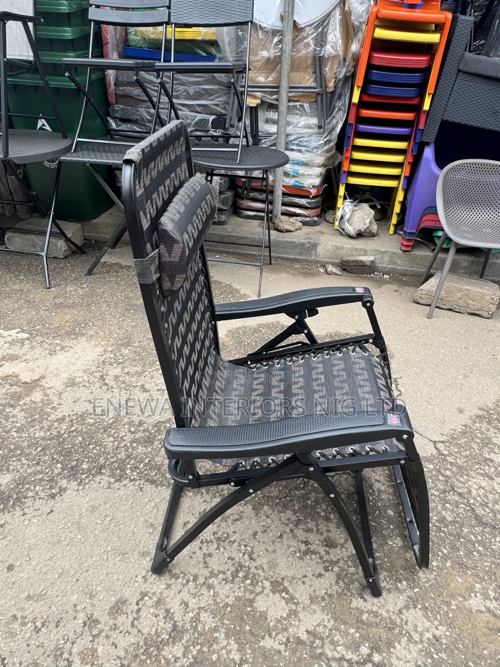 Plastic Foldable Camp Chair