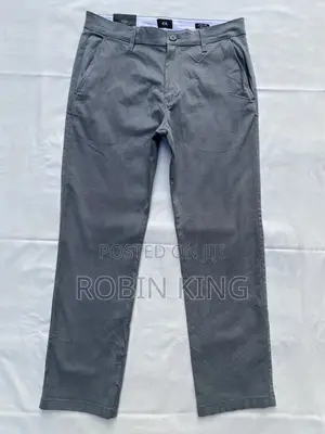 Canda Gray Chinos Trousers Regular Fit Size W32 L40