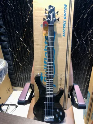Bullfighter 5-String Electric Bass Guitar – Dark Translucent Finish