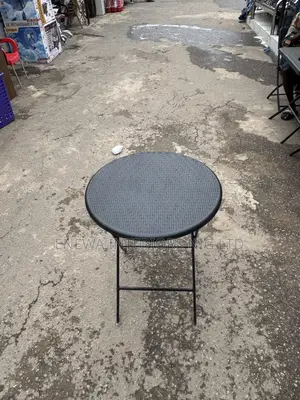 Black Color Foldable Plastic Table
