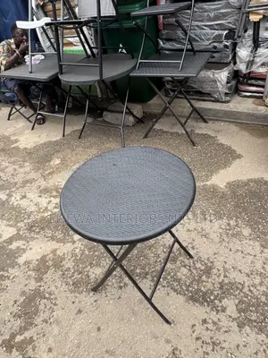 Black Color Foldable Plastic Table