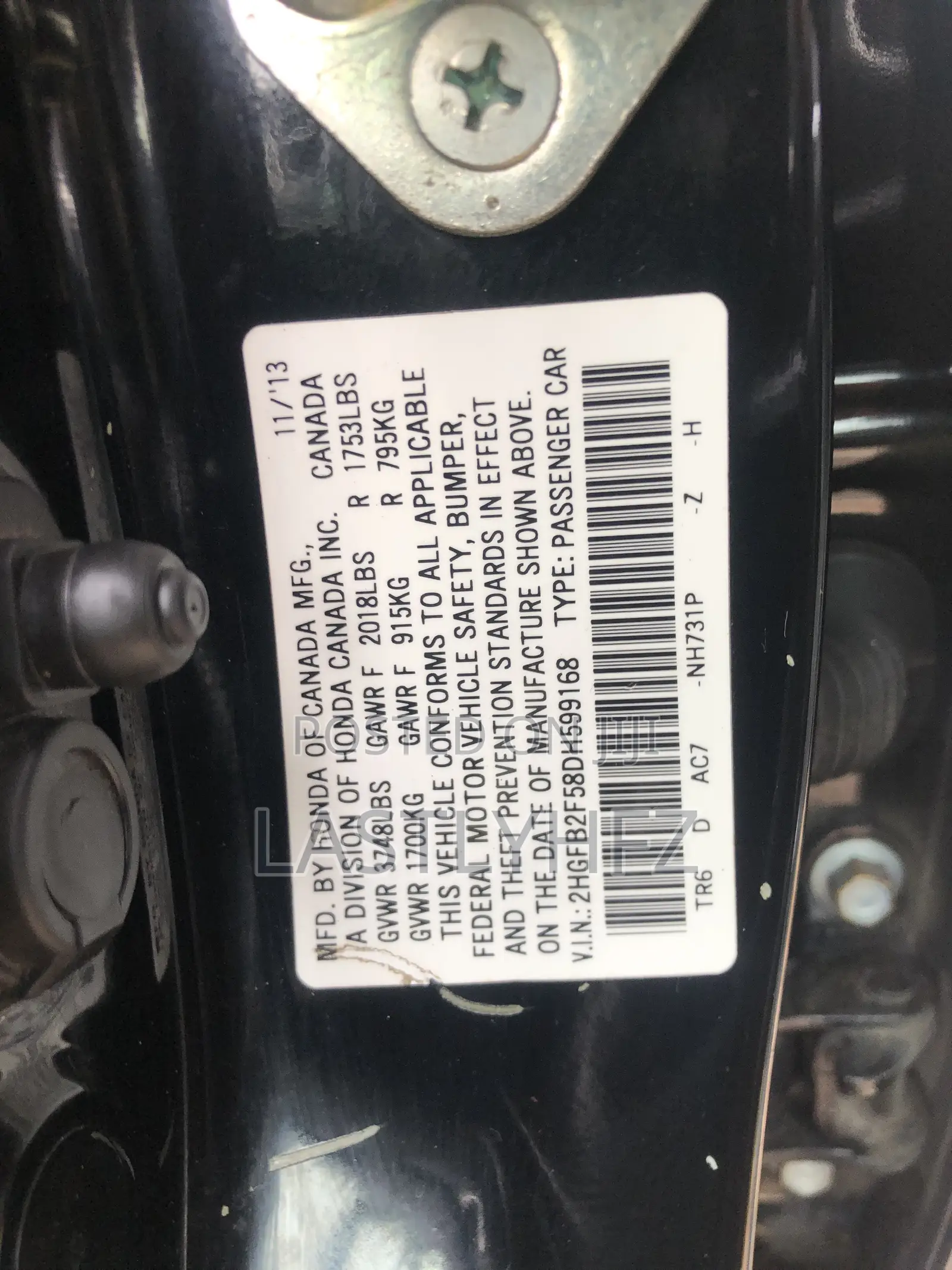 Honda Civic 2014 Black