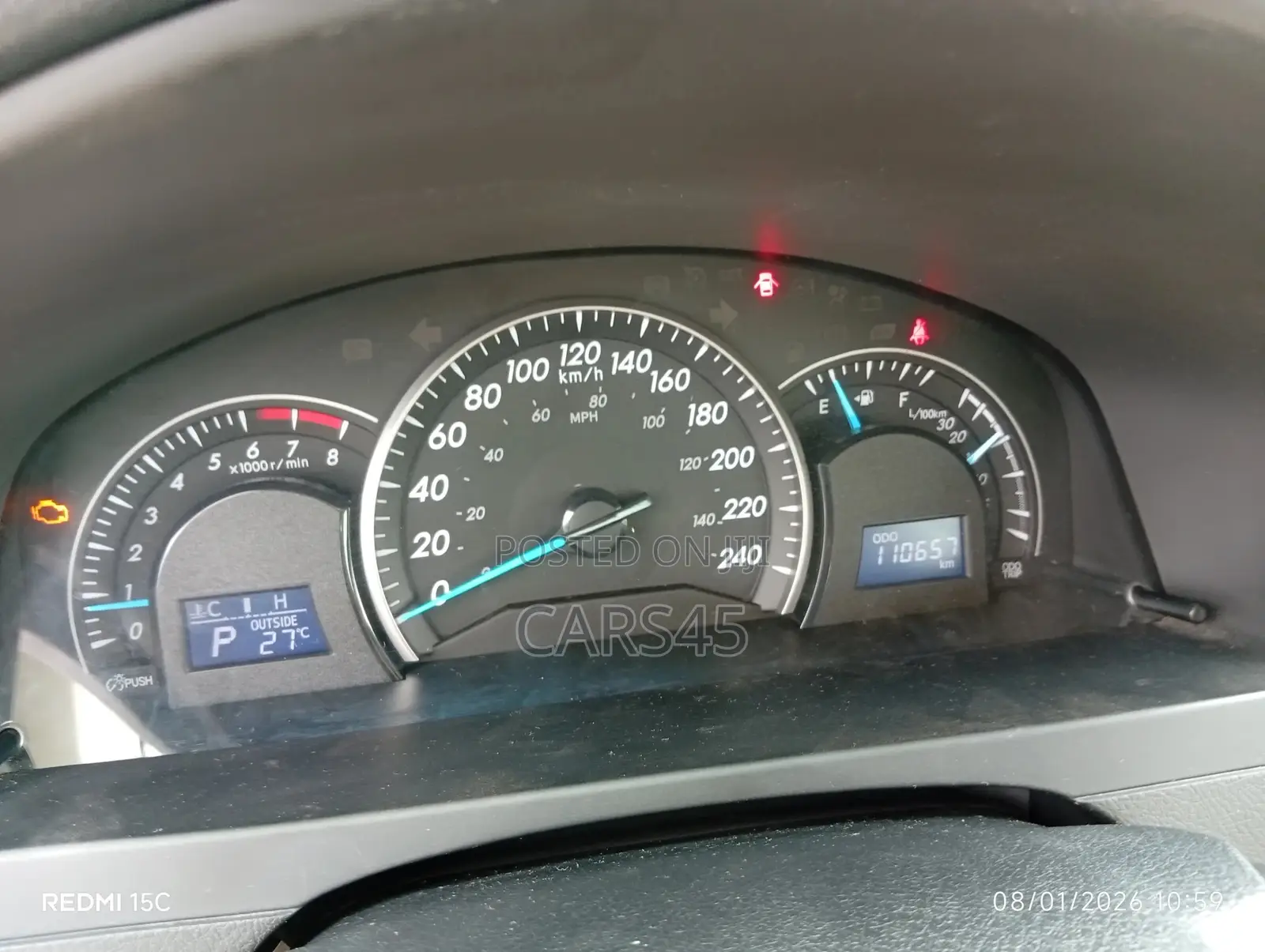 Toyota Camry 2012 White