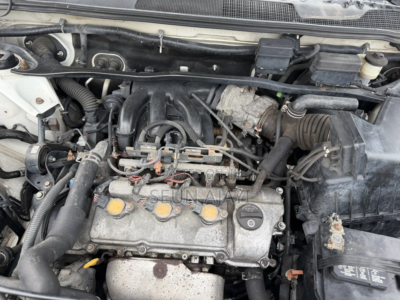 Toyota Highlander V6 AWD 2004 White