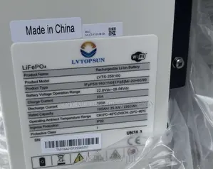2.56kwh 24v LVTopsun Lithium Battery With WiFi Connection