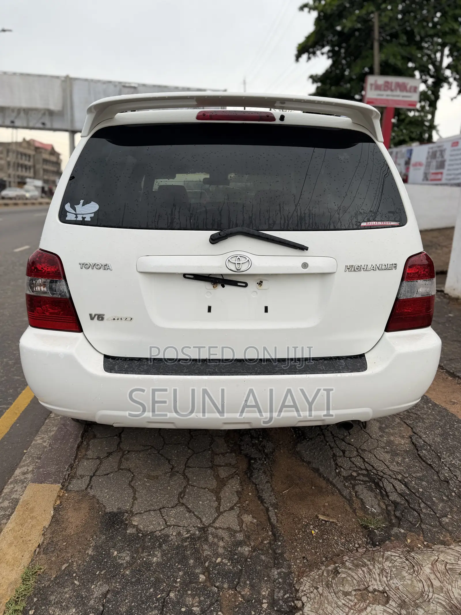 Toyota Highlander V6 AWD 2004 White