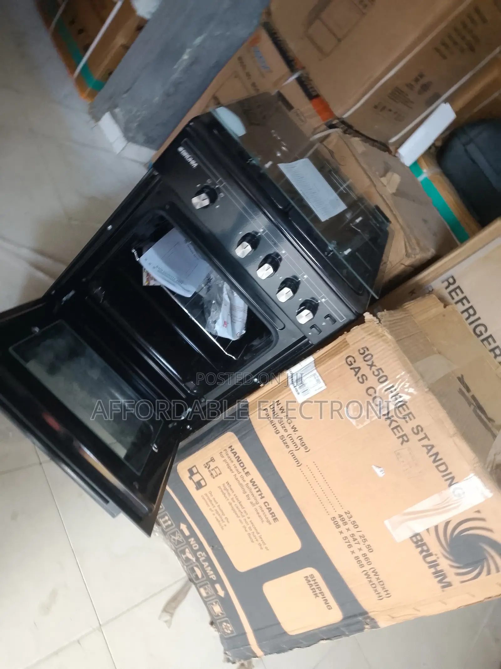 Bruhm Bgc5531sb Compact Kitchen Gas Cooker