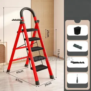 Multipurpose 5- Step Indoor Ladder