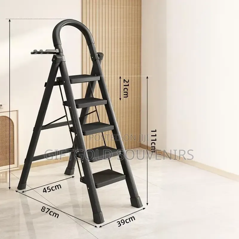 Multipurpose 5- Step Indoor Ladder