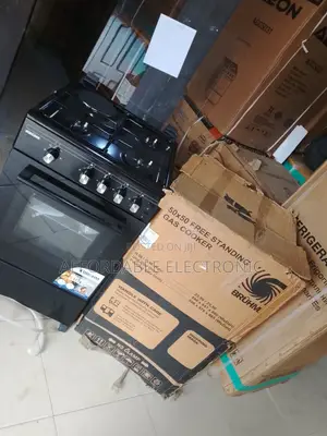 Bruhm Standing Gas Cooker With Electric Hotplate Bgc5531sb