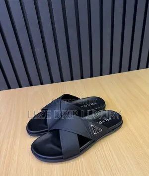 High Quality Luxury Prada Slippers Fully Boxed