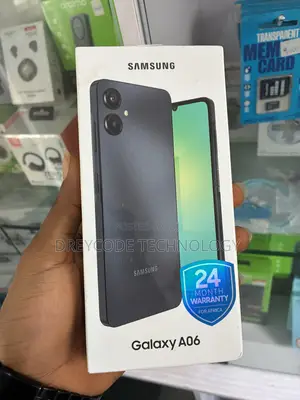 New Samsung Galaxy A06 64 GB Black
