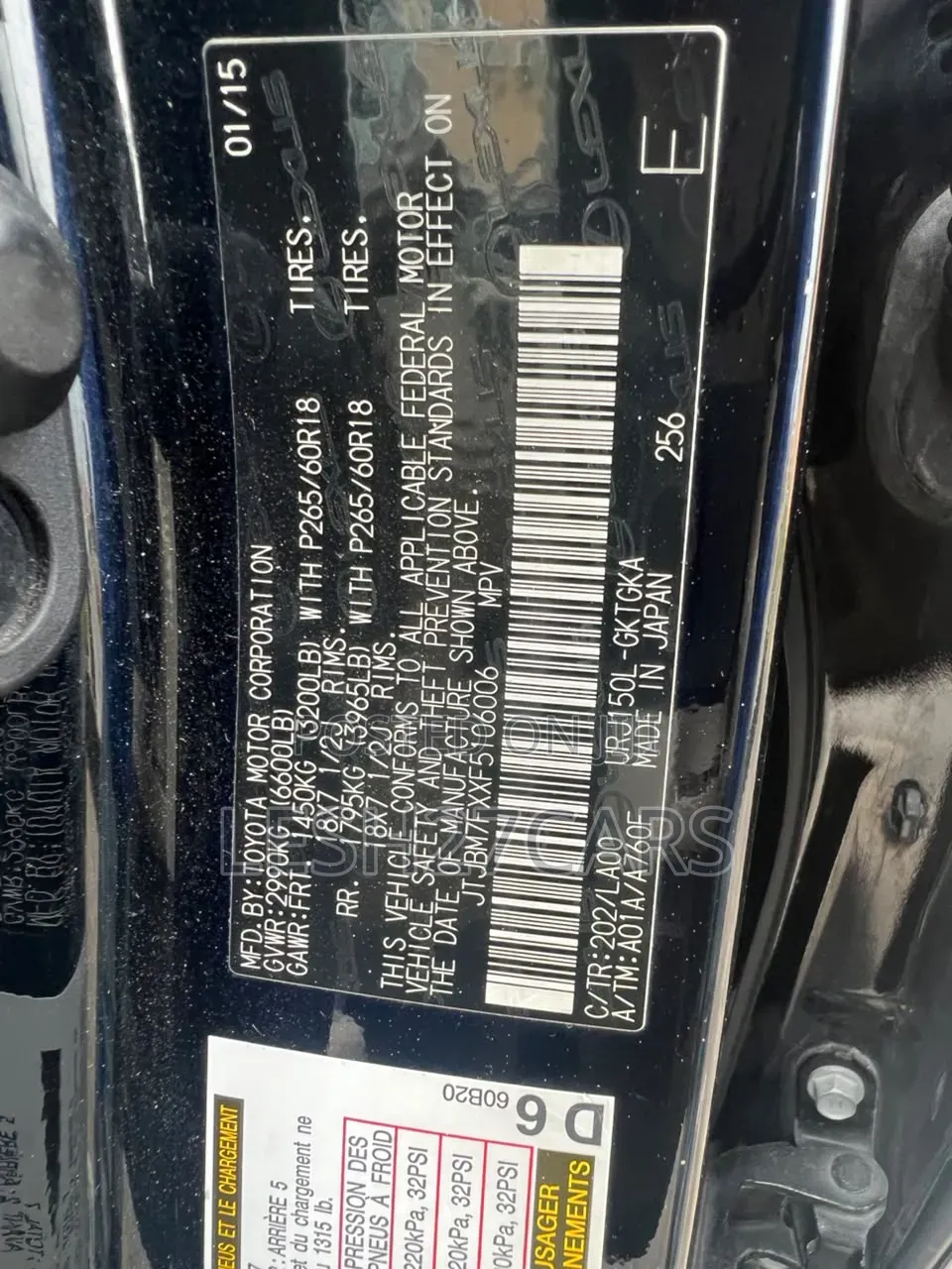 Lexus GX 2015 Black