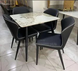 Sintered Stone Square Dining Set