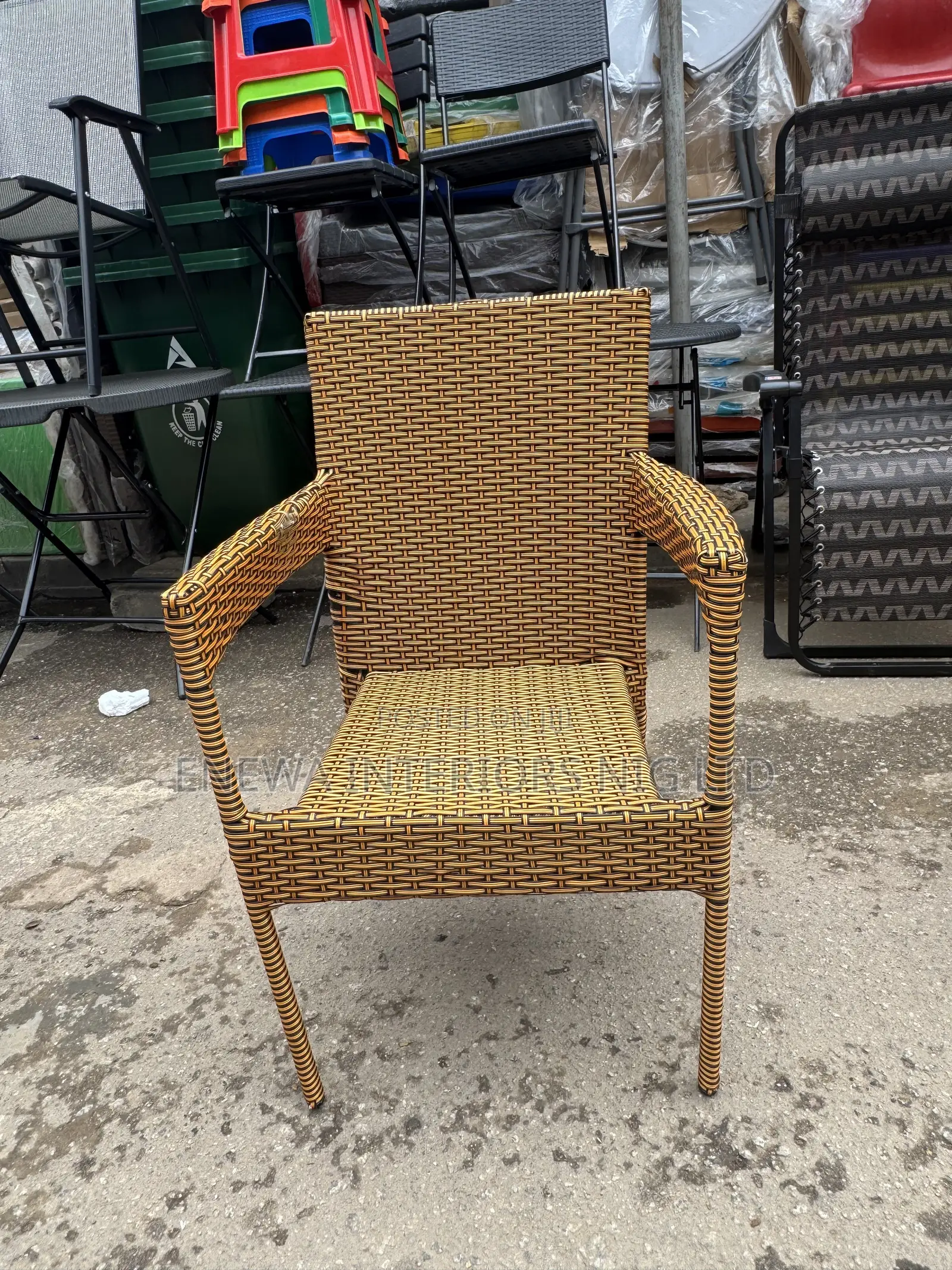 Bamboo Rattan Chair