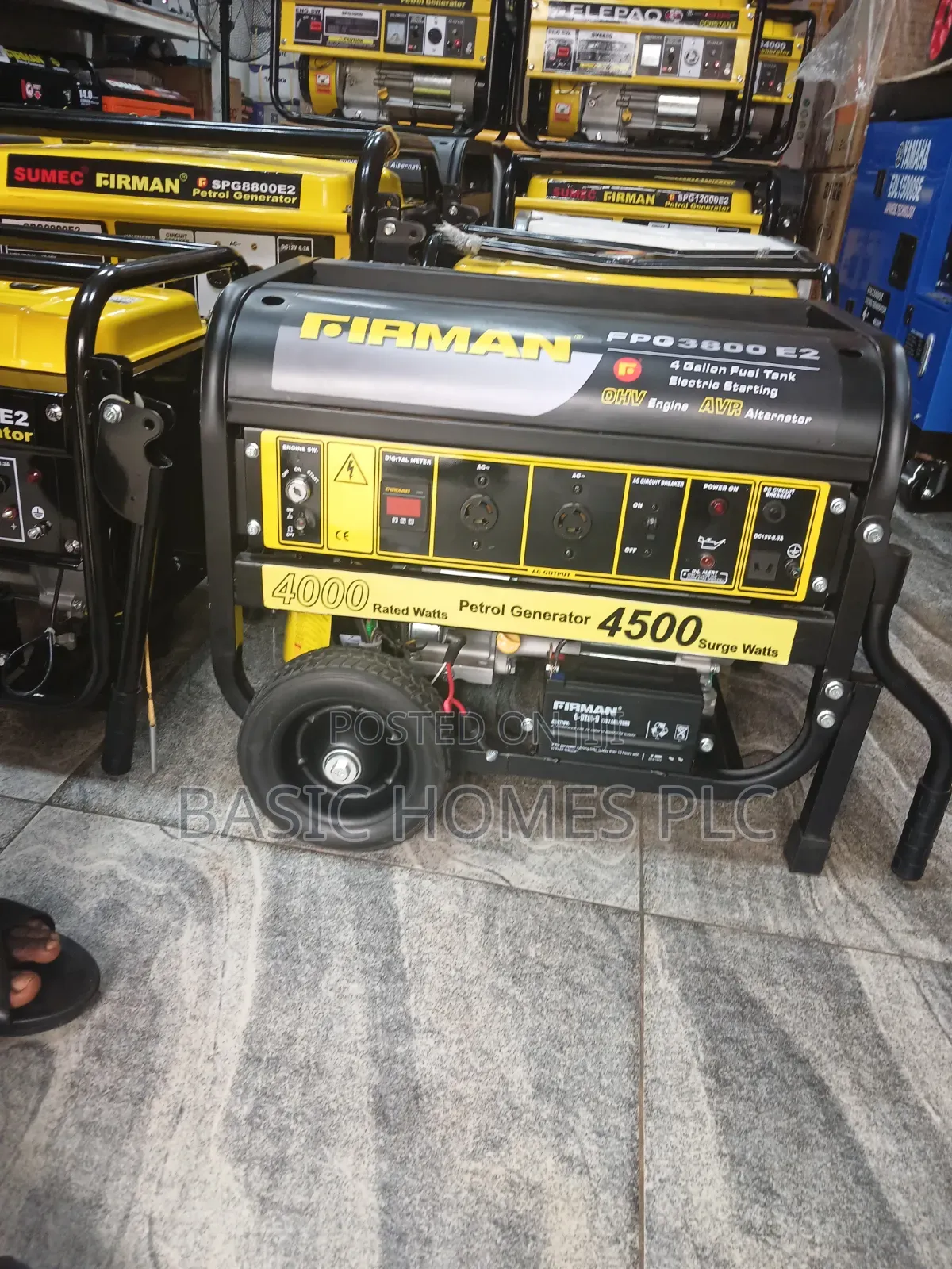 Firman Generator 4.5kva Copper Coil