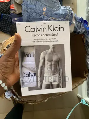 3in1 Original Calvin Klein White Cotton Brief