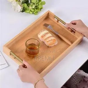 3 in 1 Tray With Gold Handle