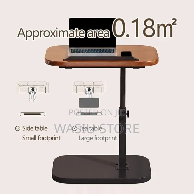 Modern C-Shaped Side Table