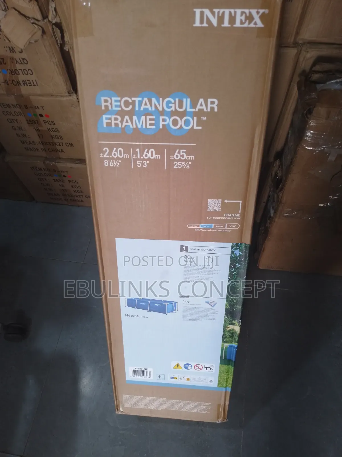 The 8ft Rectangular Swimming Pool