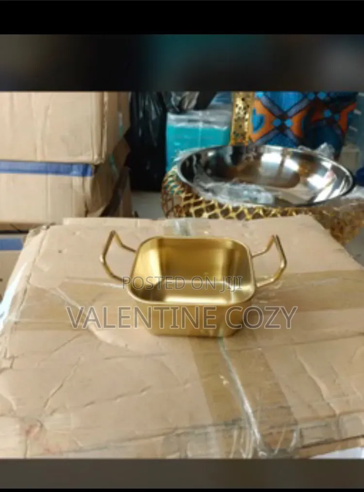 Small Chops Plate Gold