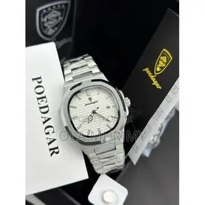 Wristwatch Silver White Face