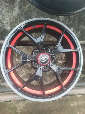 17rim for Camry Black and Red
