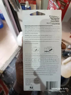 High Temp Red RTV Silicone