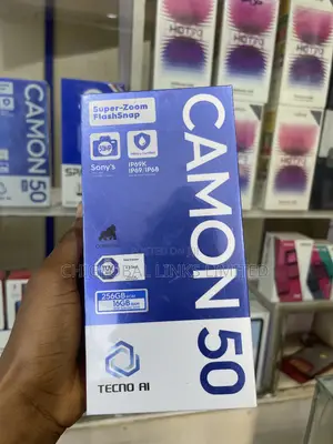 New Tecno Camon 50 256 GB Black