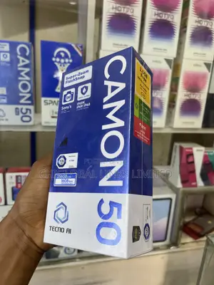 New Tecno Camon 50 256 GB Black