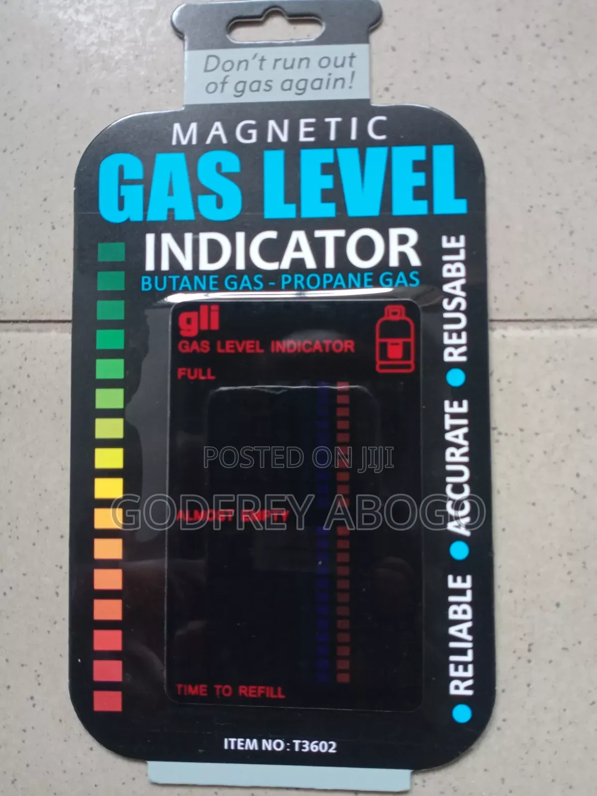 Gas Cylinder Indicator