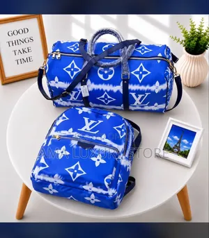 Louis Vuitton Luxury Travel Duffel Bag/Bag Pack Set –Strong, Spacious