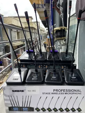Shure NX-082 8-Channel Wireless Conference Microphone System