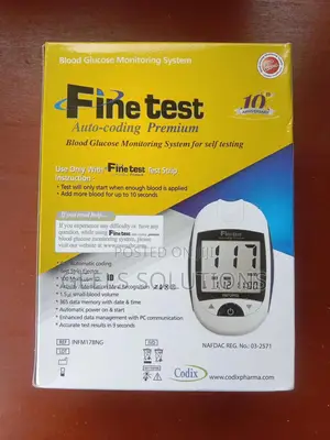 Fine Test Blood Glucose Monitoring System for Self Testing