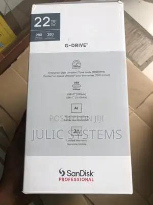 22tb Sandisk Professional G-Drive