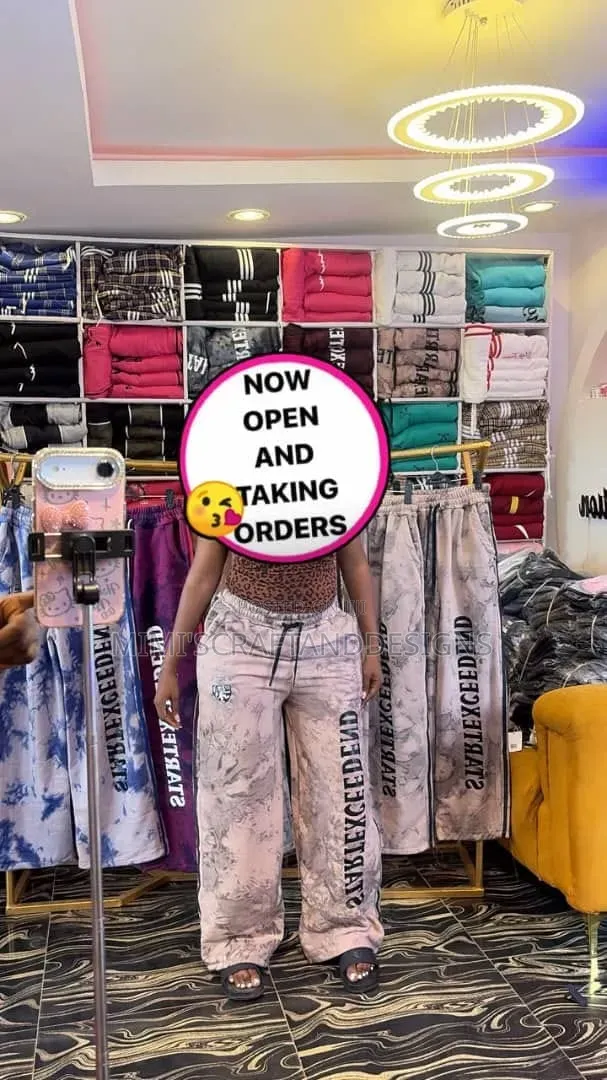 Unisex Adire Joggers and Plain Joggers