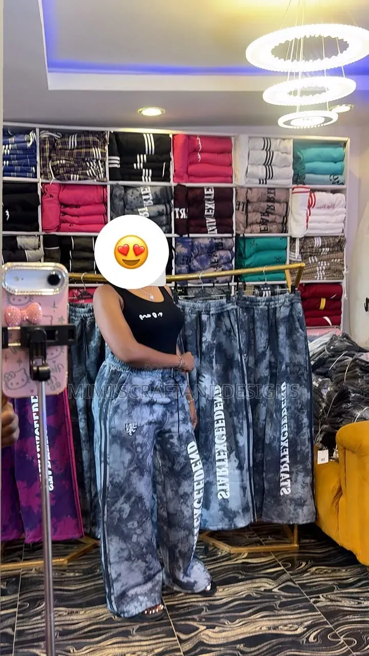 Unisex Adire Joggers and Plain Joggers