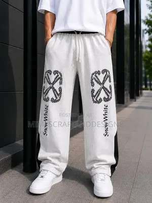 Unisex Adire Joggers and Plain Joggers