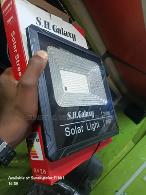 Turn Darkness Into Day With a 200W Solar LED Flood Light
