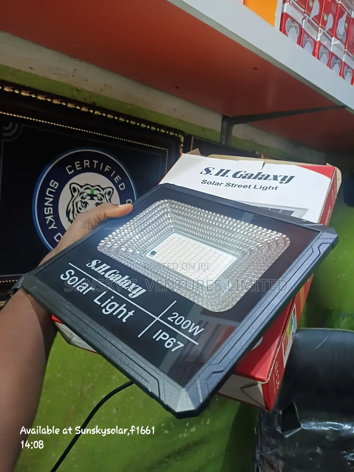 Turn Darkness Into Day With a 200W Solar LED Flood Light