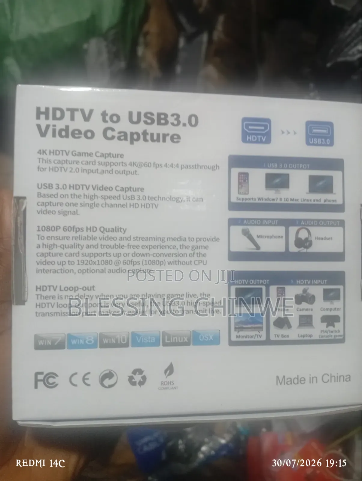 USB 3.0 Hdmi Capture Card