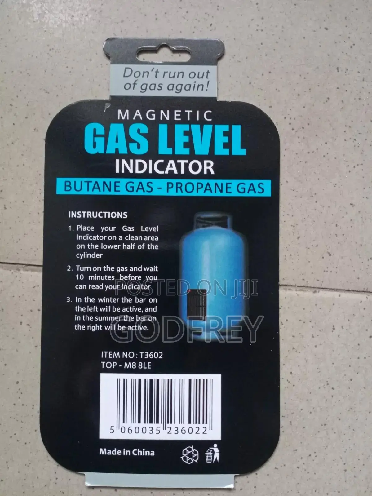 Gas Cylinder Indicator