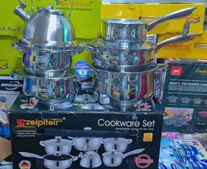 12pcs Stainless Cookware Set