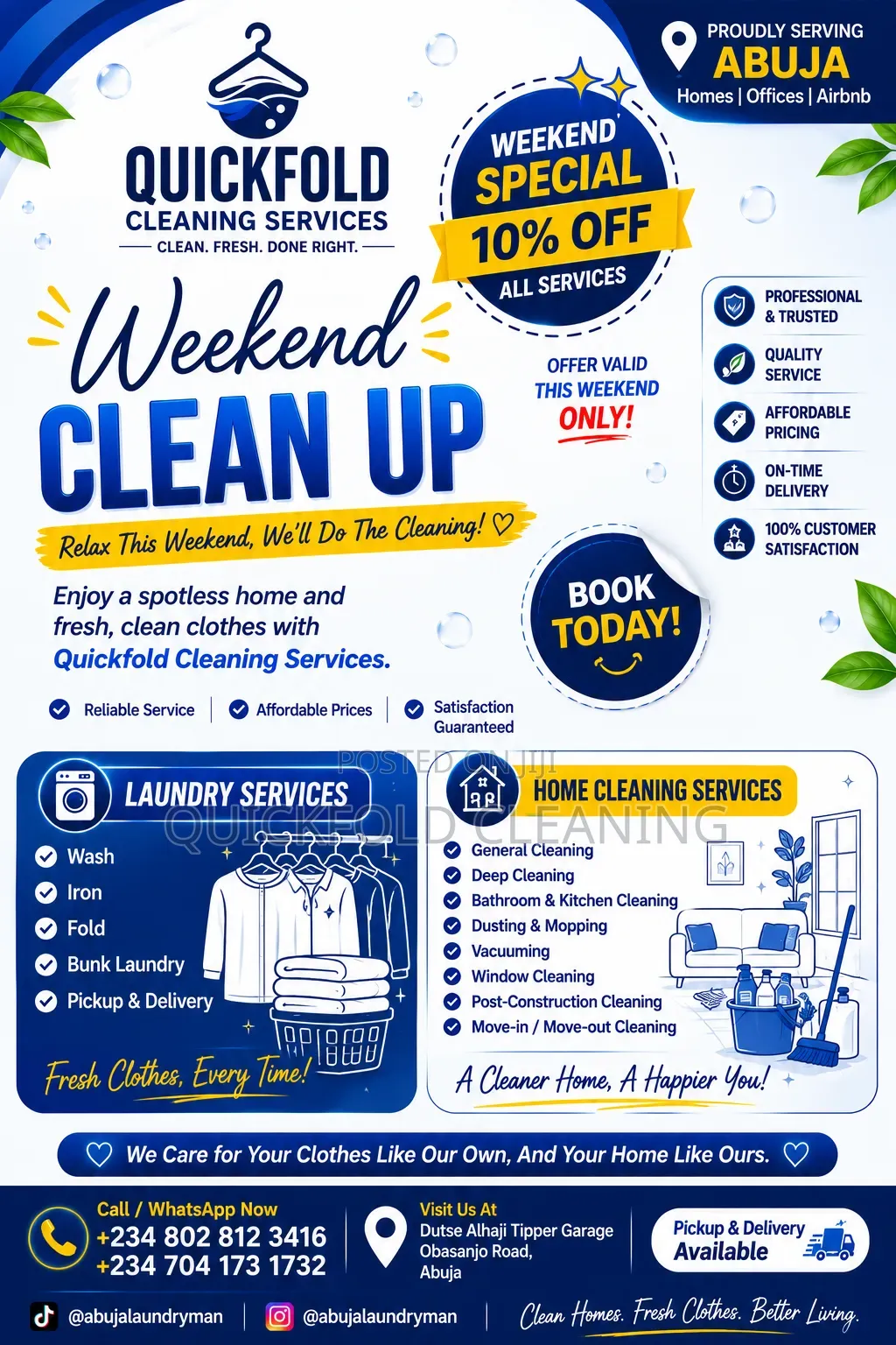 Abuja Laundry Man