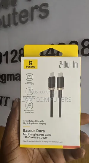 Baseus Dura Fast Charging Cable USB-C to USB-C 240W