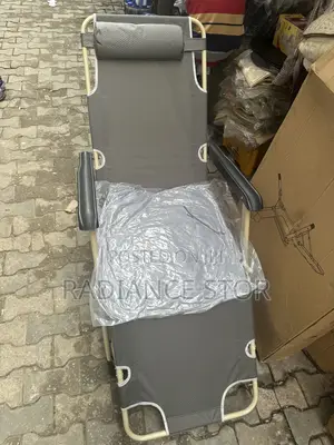 Adjustable Backrest Foldable Reclining Metal Chair